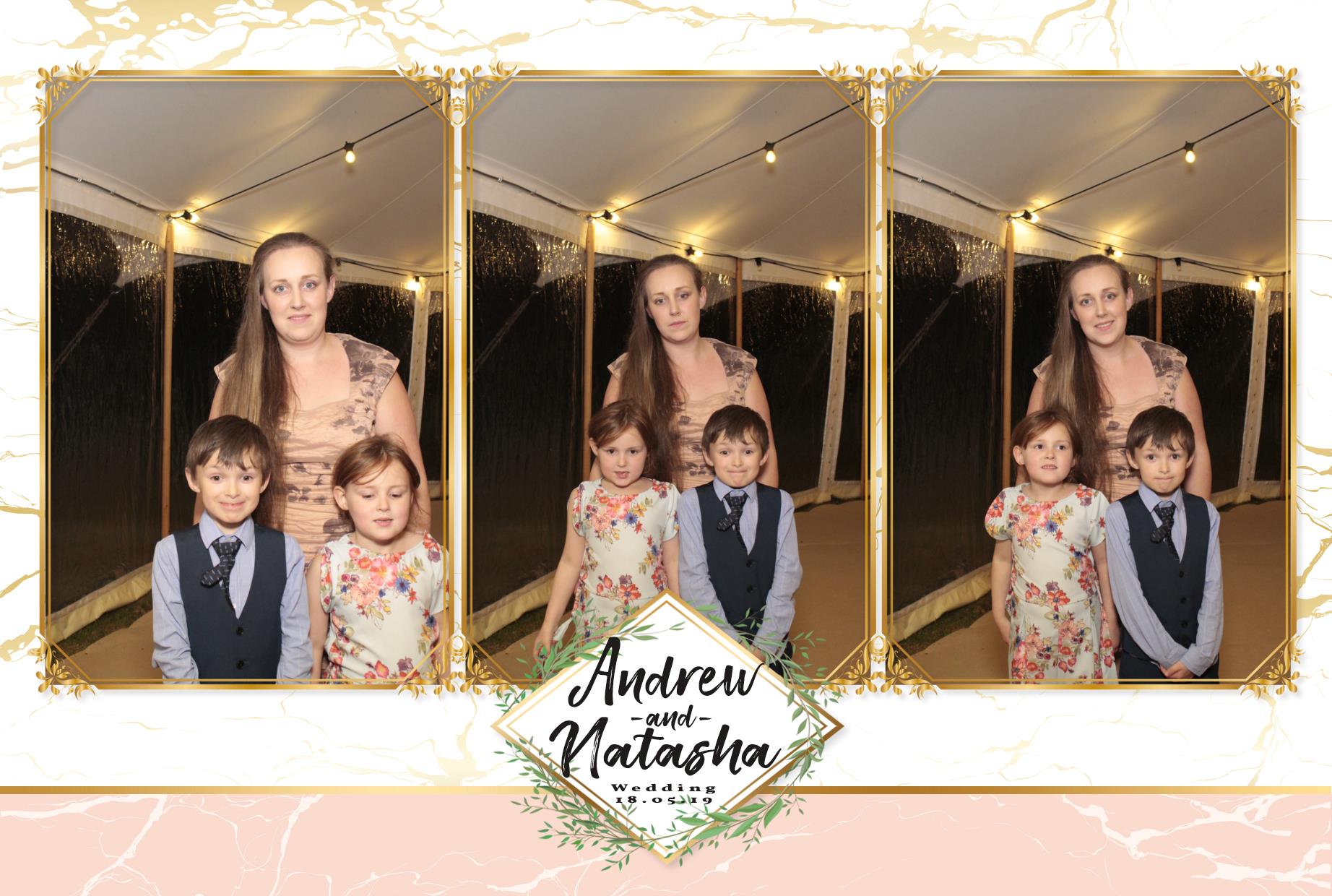 Andrew & Natasha's Wedding  | View more photos from the event at gallery.myphotoboothexperience.co.uk/u/MyPhotoBoothExperienceLtd/Andrew-Natashas-Wedding